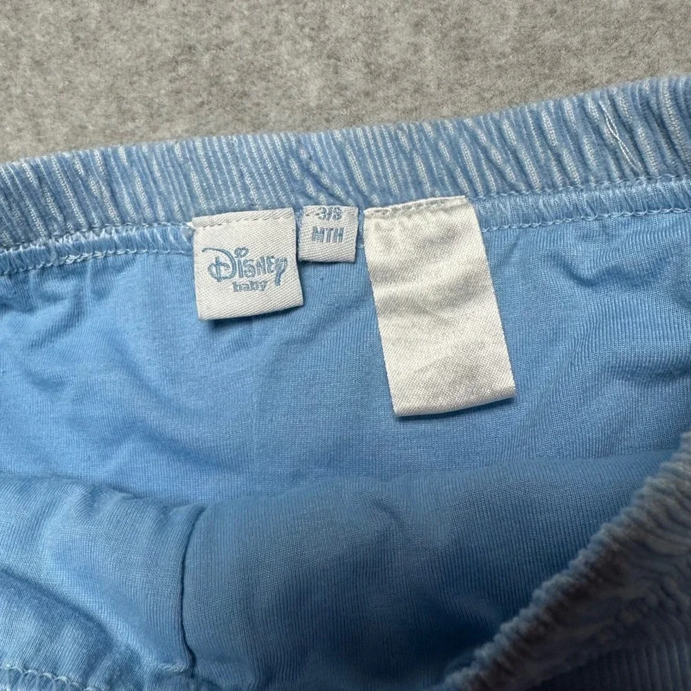 Disney Baby Vintage‎ Tigger Embroidered Corduroy Pants Blue 3-6 Months